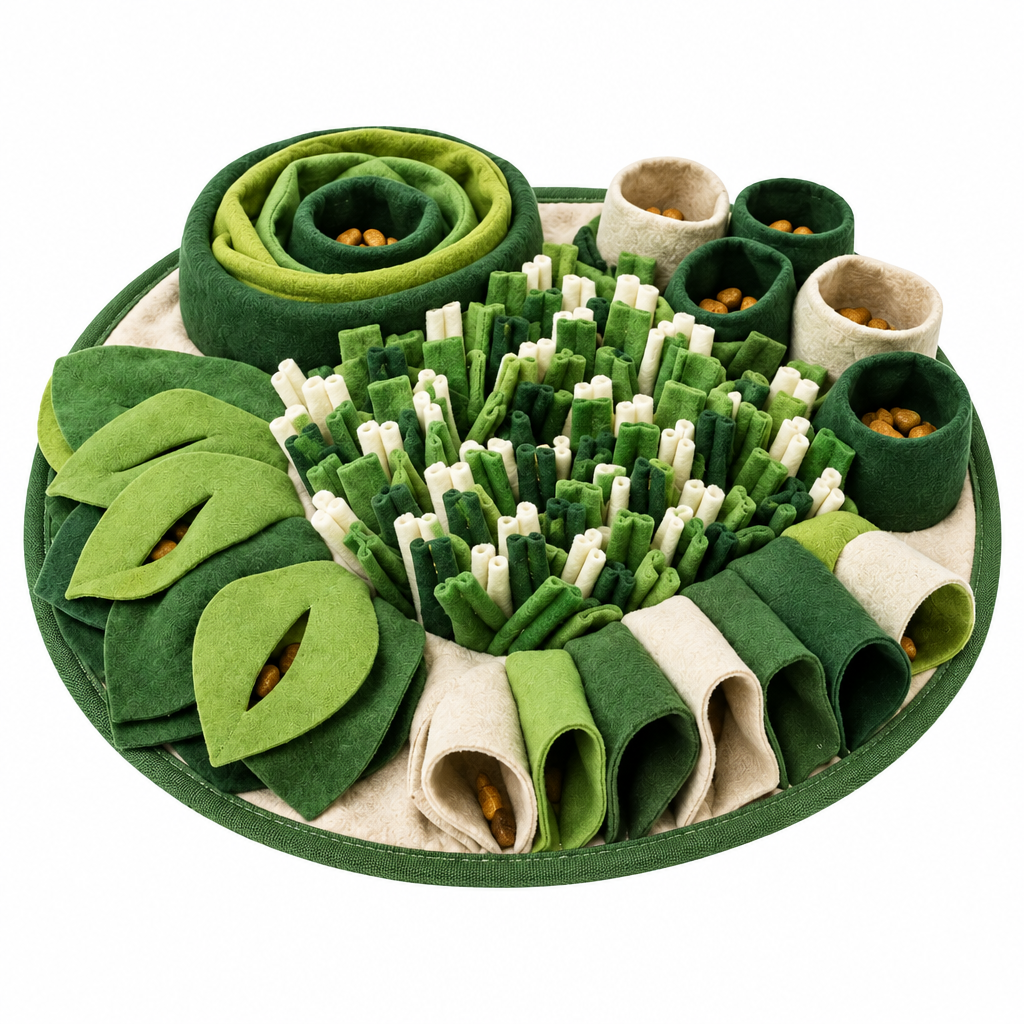 Snuffle Mat Slow Feeder Dog Toy on white background