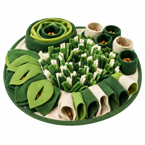 Snuffle Mat Slow Feeder Dog Toy on white background